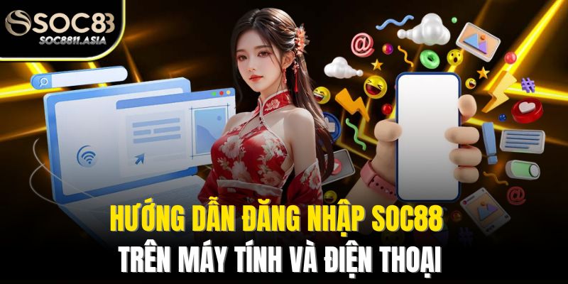 Soc88 | Trang Chủ Chính Thức - Đăng Ký, Đăng Nhập Soc88.Com 8 Hướng dẫn đăng nhập Soc88 trên máy tính và điện thoại